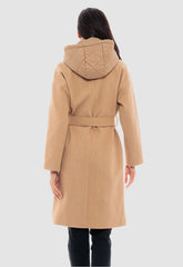 ΠΑΛΤΟ splendid  ΜΕ ΖΩΝΗ & ΚΟΥΚΟΥΛΑ-ΜΠΕΖ