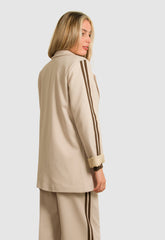 ΣΑΚΑΚΙ OVERSIZED ΜΕ ΔΙΑΚΟΣΜΗΤΙΚΗ ΡΙΓΑ-ΒΑΝΙΛΙΑ