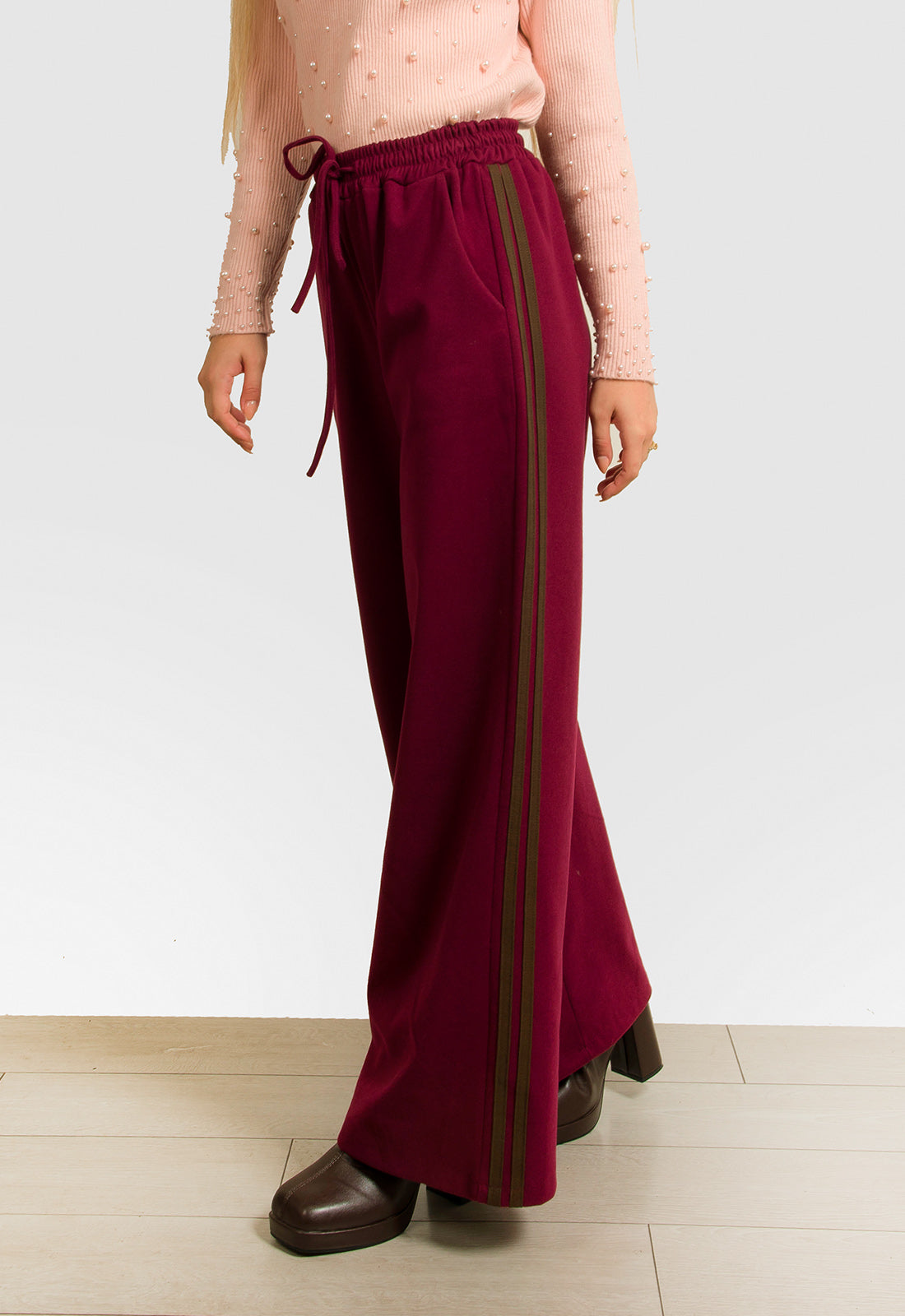 ΠΑΝΤΕΛΟΝΑ ΜΕ ΛΑΣΤΙΧΟ ΚΑΙ ΔΙΑΚΟΣΜΗΤΙΚΗ ΡΙΓΑ-ΜΠΟΡΝΤΟ