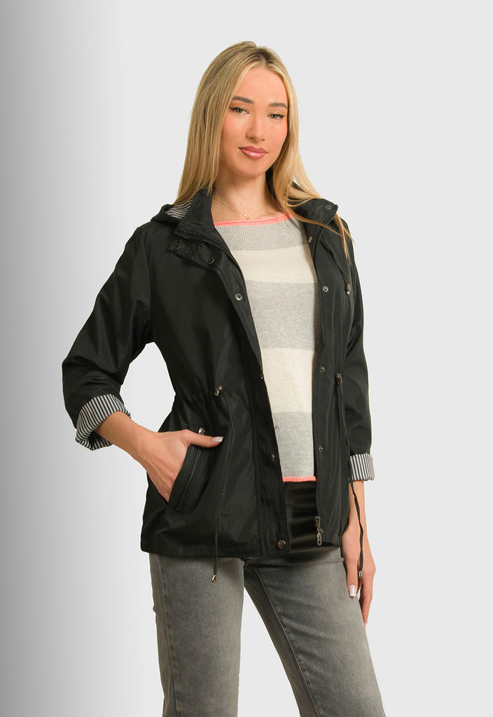 JACKET ΑΝΤΙΑΝΕΜΙΚΟ ΜΕ ΡΙΓΑ-ΜΑΥΡΟ