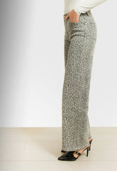ΠΑΝΤΕΛΟΝΑ WIDE LEG ANIMAL PRINT-ΓΚΡΙ