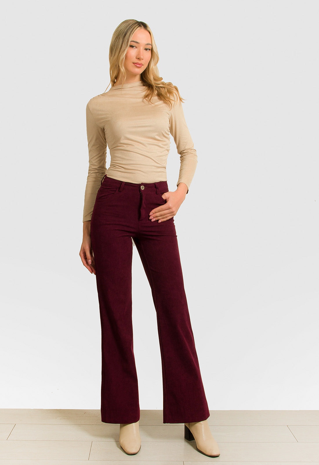 ΠΑΝΤΕΛΟΝΙ ΚΟΤΛΕ ΙΣΙΑ ΓΡΑΜΜΗ ΜΕ ΜΙΚΡΗ ΚΑΜΠΑΝΑ-ΜΠΟΡΝΤΟ