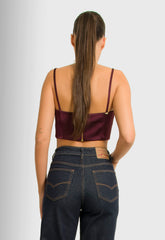 CROP TOP ΜΕ ΤΙΡΑΝΤΕΣ - ΜΕΛΙΤΖΑΝΙ