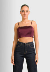 CROP TOP ΜΕ ΤΙΡΑΝΤΕΣ - ΜΕΛΙΤΖΑΝΙ