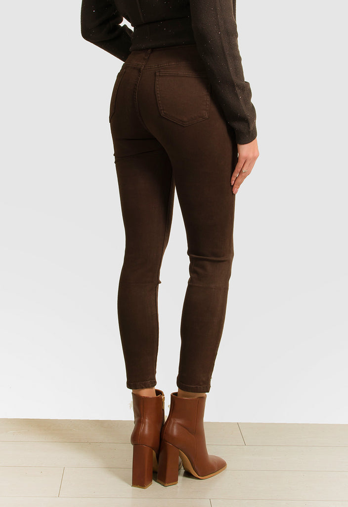 ΠΑΝΤΕΛΟΝΙ SKINNY ΜΕ ΣΤΡΑΣ-ΚΑΦΕ