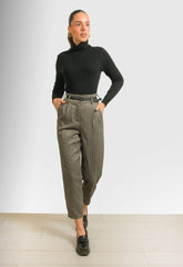 ΠΑΝΤΕΛΟΝΙ BAGGY ΨΑΡΟΚΟΚΑΛΟ ΜΕ ΖΩΝΗ-ΜΑΥΡΟ