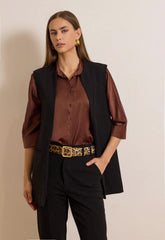 ΓΙΛΕΚΟ ΜΑΚΡΥ ΑΜΑΝΙΚΟ ΜΕ ΛΕΟΠΑΡ ΦΟΔΡΑ-ΜΑΥΡΟ