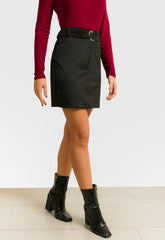 ΦΟΥΣΤΑ ΜΙΝΙ SYEDE ΜΕ ΖΩΝΗ-ΜΑΥΡΗ