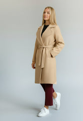 ΠΑΛΤΟ ΜΕ ΕΝΑ ΚΟΥΜΠΙ ΚΑΙ ΖΩΝΗ-ΒΑΝΙΛΙΑ