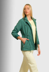 JACKET ΑΝΤΙΑΝΕΜΙΚΟ ΜΕ ΚΟΥΚΟΥΛΑ-DARK GREEN