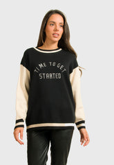 ΜΠΛΟΥΖΑ ΔΙΧΡΩΜΗ ΜΕ LOGO ΚΕΝΤΗΜΑ-ΜΑΥΡΗ