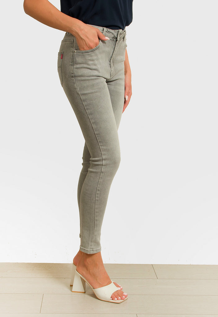 ΠΑΝΤΕΛΟΝΙ JEAN DENIM MOM FIT-ΓΚΡΙ