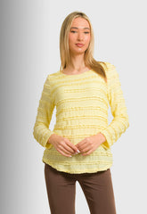 ΜΠΛΟΥΖΑ ΜΕ ΣΧΕΔΙΟ ΔΑΝΤΕΛΑ - ΚΙΤΡΙΝΗ