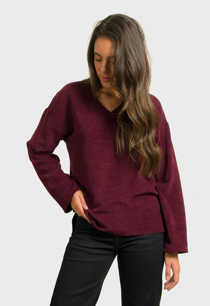 ΜΠΛΟΥΖΑ ΣΕΝΙΛ ΕΛΑΦΡΩΣ ΑΣΥΜΜΕΤΡΗ-ΜΠΟΡΝΤΟ