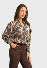 ΠΟΥΚΑΜΙΣΟ ΕΜΠΡΙΜΕ TENCEL- ΚΑΦΕ