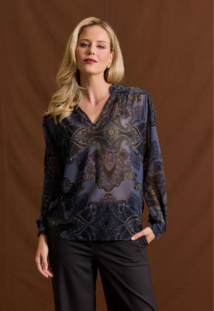 ΜΠΛΟΥΖΑ ΕΜΠΡΙΜΕ ΗΜΙΔΙΑΦΑΝΗ-ΜΠΛΕ ΡΑΦ