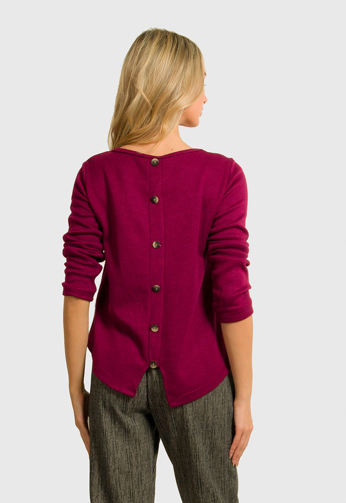 ΜΠΛΟΥΖΑ ΠΛΕΚΤΗ ΜΕ ΚΟΥΜΠΙΑ ΣΤΗ ΠΛΑΤΗ-ΜΠΟΡΝΤΟ