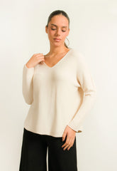 ΜΠΛΟΥΖΑ ΠΛΕΚΤΗ ΜΕ ΑΝΟΙΧΤΟ V - ΕΚΡΟΥ