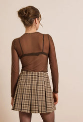 SKORT ΚΑΡΩ ΜΕ ΚΟΥΦΟΠΙΕΤΕΣ-ΠΟΥΡΟ