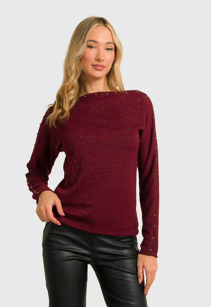 ΜΠΛΟΥΖΑ ΛΟΥΡΕΞ ΜΕ ΔΙΑΚΟΣΜΗΤΙΚΑ ΤΡΟΥΚΣ-ΜΠΟΡΝΤΟ