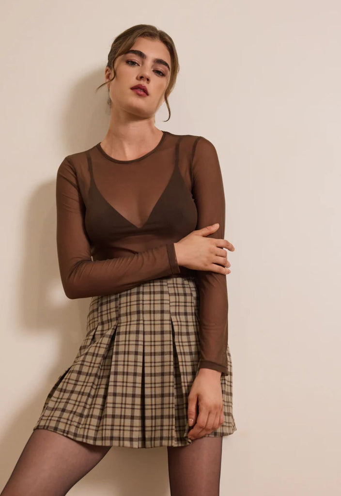 SKORT ΚΑΡΩ ΜΕ ΚΟΥΦΟΠΙΕΤΕΣ-ΠΟΥΡΟ