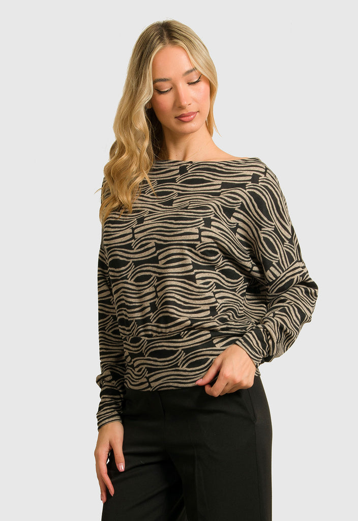 ΛΕΠΤΟ ΠΛΕΚΤΟ ΕΜΠΡΙΜΕ-ΜΑΥΡΟ