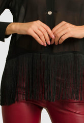 ΠΟΥΚΑΜΙΣΟ ΗΜΙΔΙΑΦΑΝΟ ΜΕ ΚΡΟΣΣΙΑ-ΜΑΥΡΟ