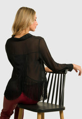 ΠΟΥΚΑΜΙΣΟ ΗΜΙΔΙΑΦΑΝΟ ΜΕ ΚΡΟΣΣΙΑ-ΜΑΥΡΟ