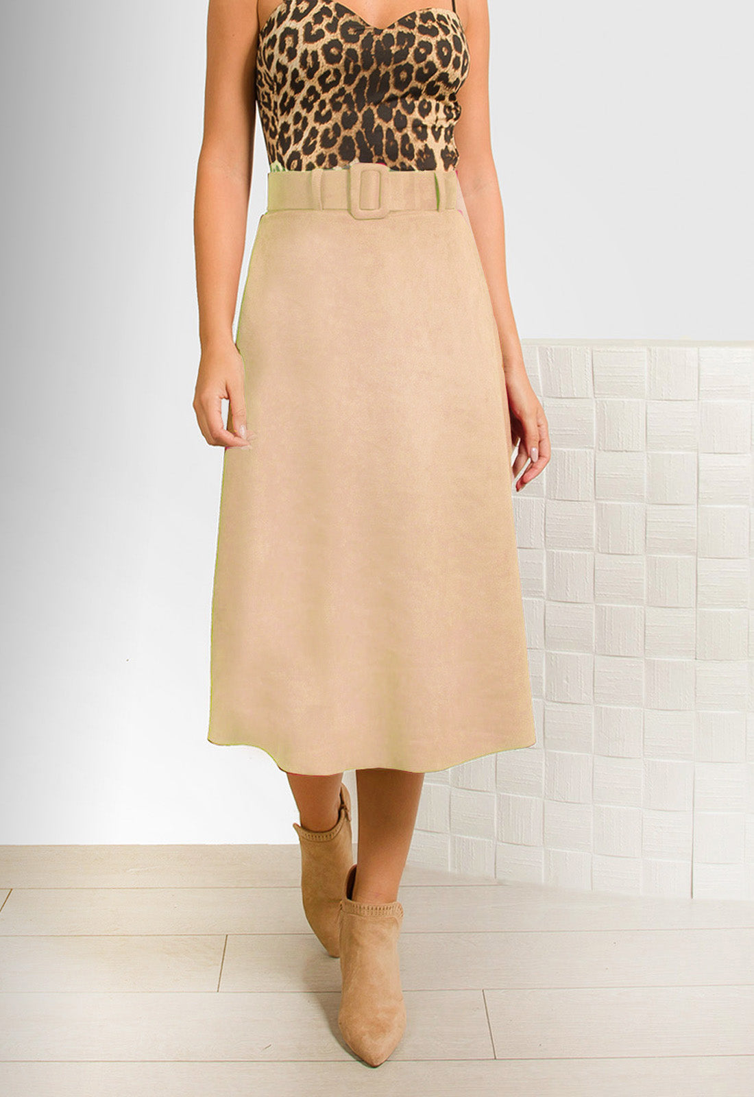 ΦΟΥΣΤΑ MIDI ΚΛΟΣ ΣΟΥΕΤ ΜΕ ΖΩΝΗ-ΒΑΝΙΛΙΑ