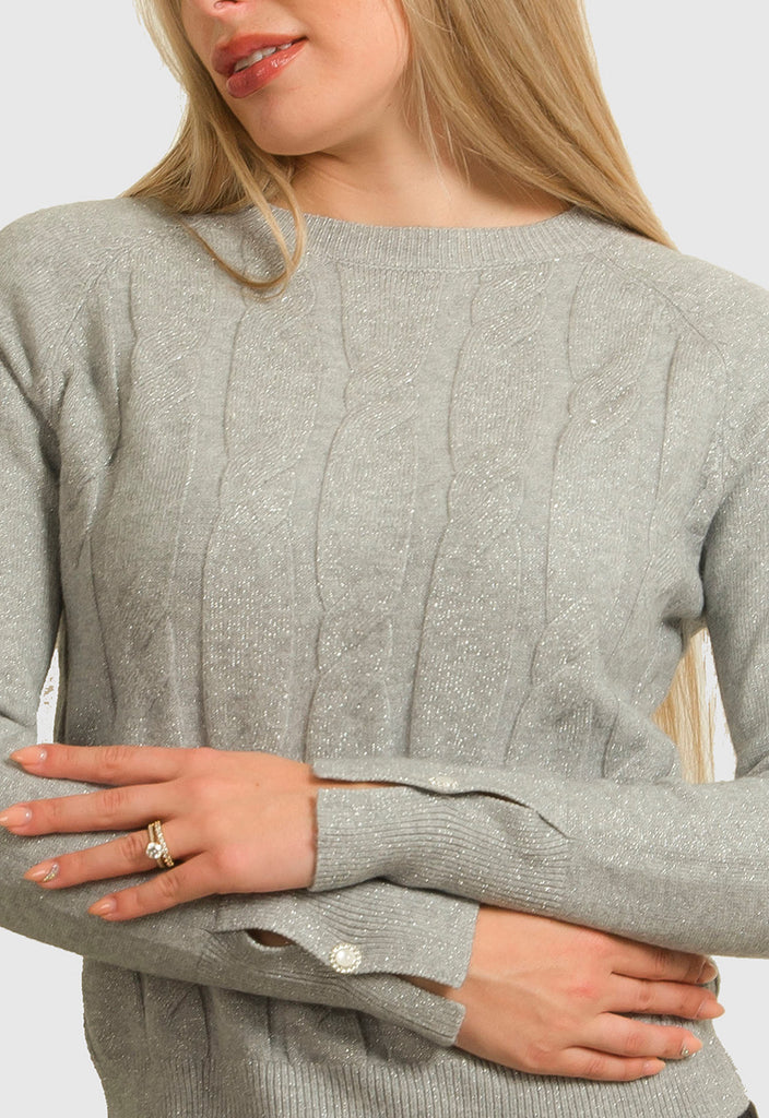 ΠΛΕΚΤΟ ΛΟΥΡΕΞ ΜΕ ΑΣΗΜΟΚΛΩΣΤΗ-ΓΚΡΙ