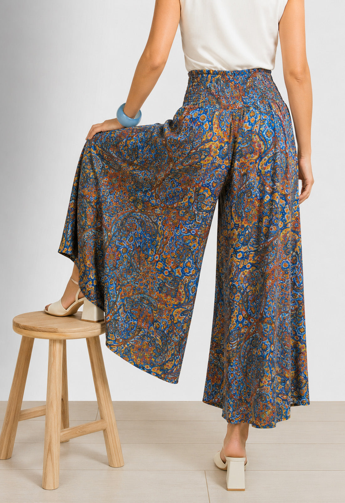 ΖΙΠ ΚΙΛΟΤ ΕΜΠΡΙΜΕ LOOK SKIRT - ΜΠΛΕ ΡΑΦ