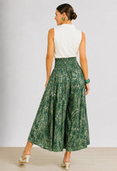 ΖΙΠ ΚΙΛΟΤ ΕΜΠΡΙΜΕ LOOK SKIRT - ΠΡΑΣΙΝΟ