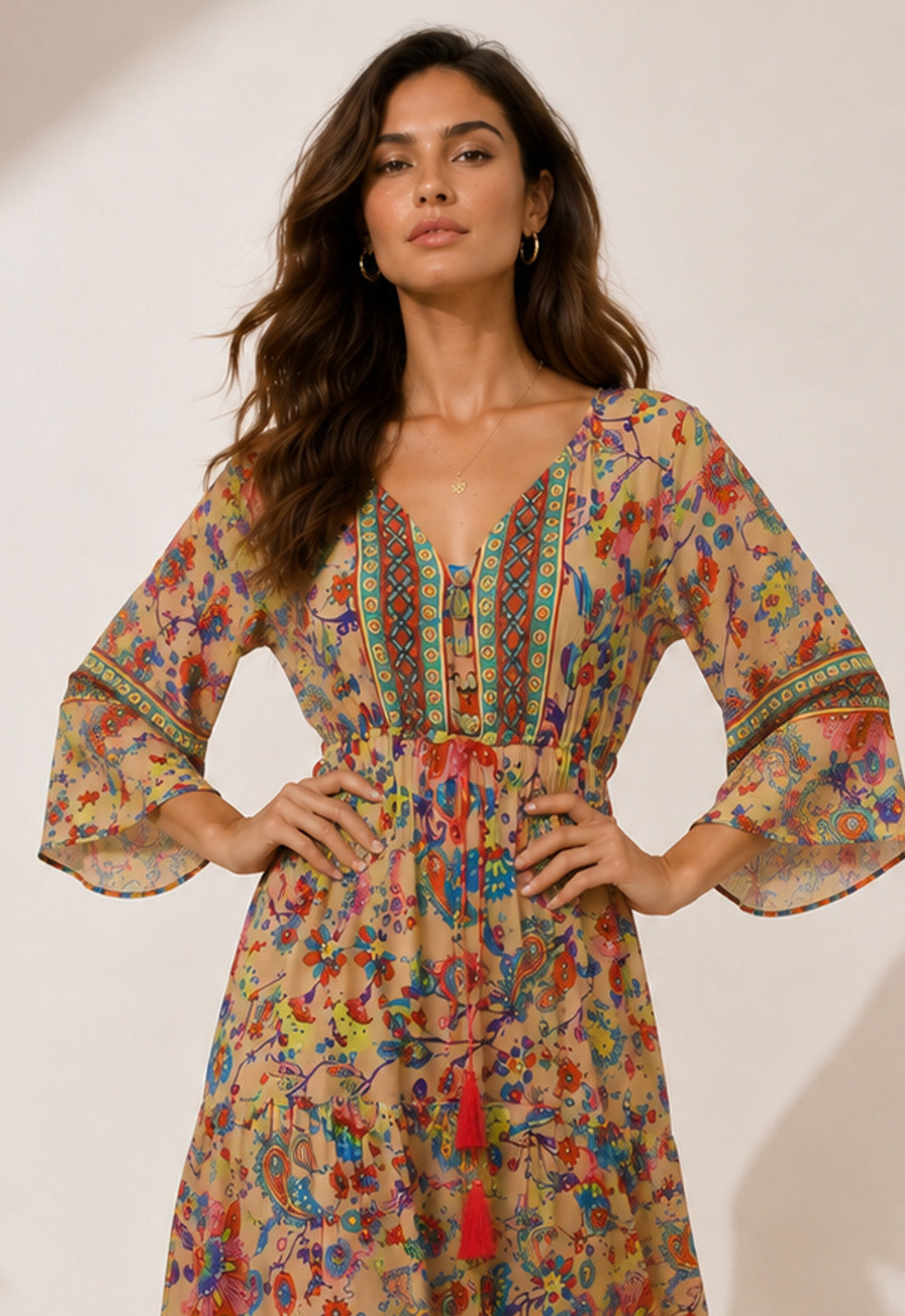 ΦΟΡΕΜΑ BOHO ΕΜΠΡΙΜΕ - ΜΠΕΖ