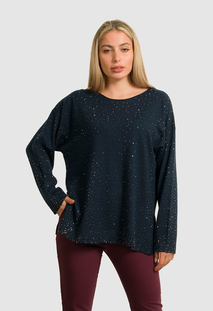 ΠΛΕΚΤΟ ΛΕΠΤΟ ΜΑΚΡΥ ΜΕ ΣΤΡΑΣ-ΜΠΛΕ