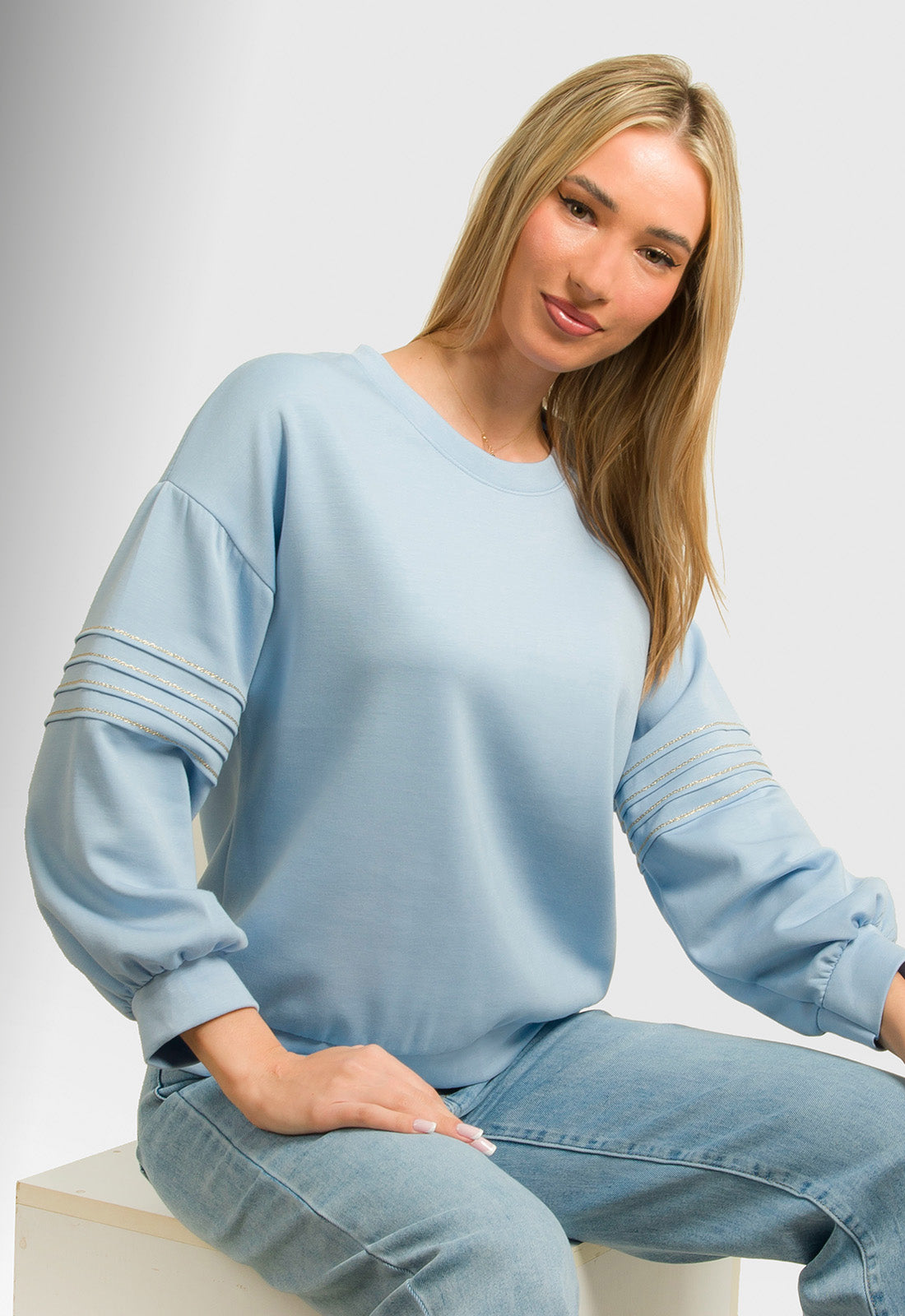 ΜΠΛΟΥΖΑ ΤΥΠΟΥ ΦΟΥΤΕΡ ΜΕ ΣΧΕΔΙΟ ΣΤΟ ΜΑΝΙΚΙ-ΣΙΕΛ