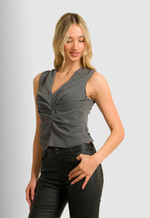 ΜΠΛΟΥΖΑ ΑΜΑΝΙΚΗ ΛΟΥΡΕΞ ΜΕ ΣΟΥΡΕΣ-ΑΣΗΜΙ