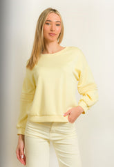 ΜΠΛΟΥΖΑ ΤΥΠΟΥ ΦΟΥΤΕΡ ΜΕ ΣΧΕΔΙΟ ΣΤΟ ΜΑΝΙΚΙ-ΚΙΤΡΙΝΗ