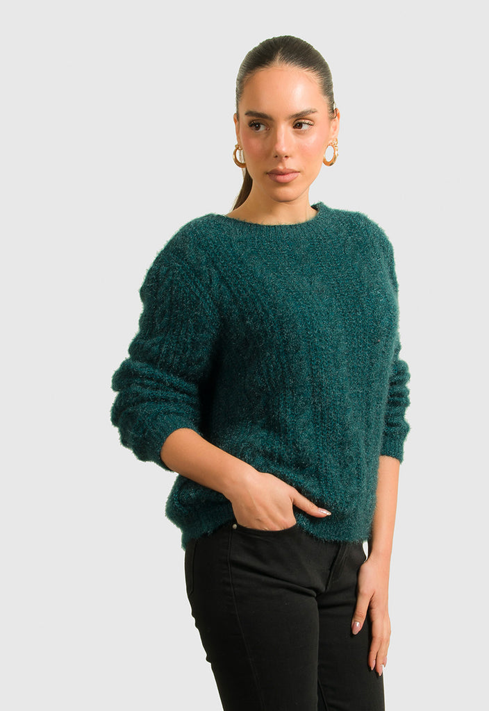 ΠΛΕΚΤΟ MOHAIR ΜΕ ΣΧΕΔΙΟ ΚΟΤΣΙΔΑ-ΠΕΤΡΟΛ