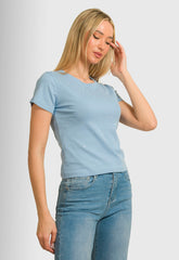 ΜΠΛΟΥΖΑ CROP ΜΕ ΣΤΡΑΣ-ΣΙΕΛ