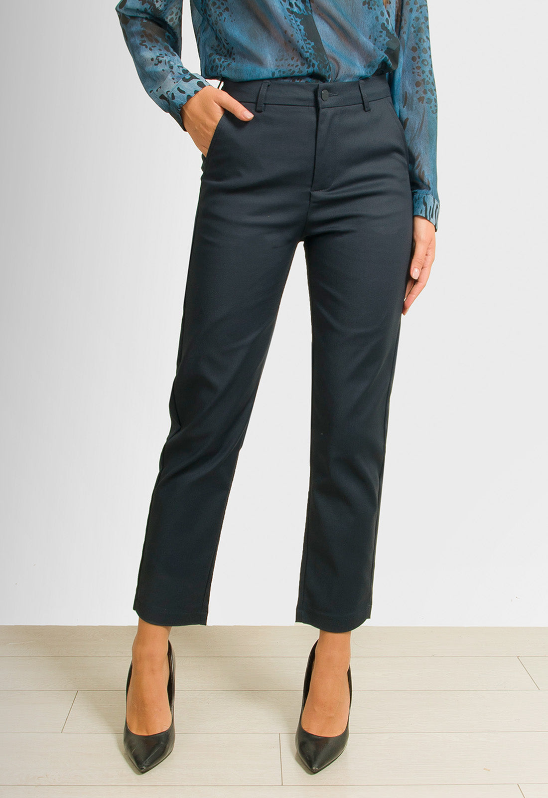 ΠΑΝΤΕΛΟΝΙ OFFICE LOOK -ΜΠΛΕ