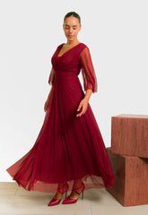 ΦΟΡΕΜΑ MAXI ΣΕ ΔΙΧΤΥ ΜΕ ΜΙΚΡΕΣ ΠΑΓΕΤΕΣ-ΜΠΟΡΝΤΟ