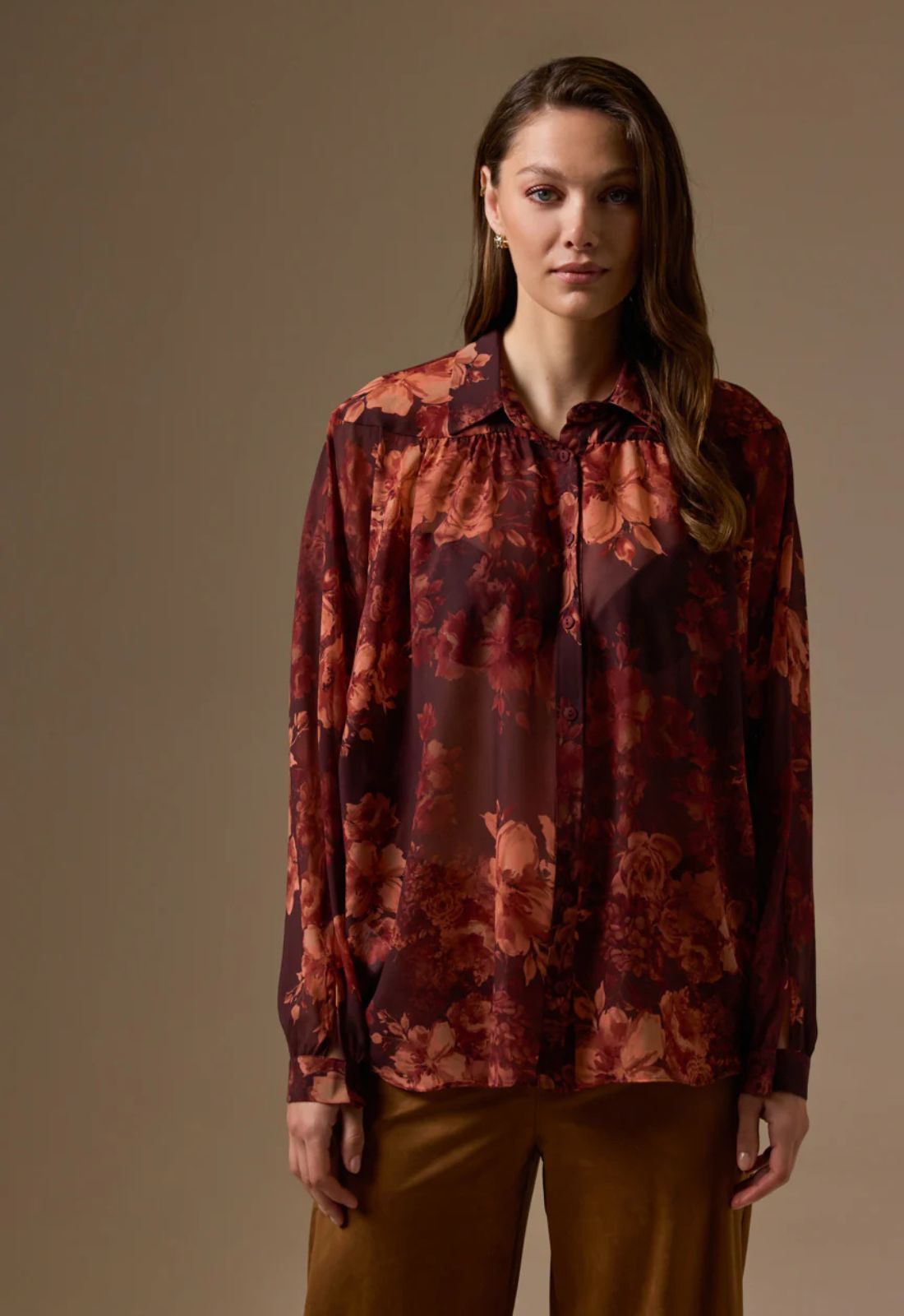 ΠΟΥΚΑΜΙΣΟ FLORAL ΑΣΥΜΜΕΤΡΟ-WINE