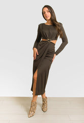 ΦΟΡΕΜΑ ΜΙΝΤΙ ΜΕ CUT OUT-ΚΑΦΕ