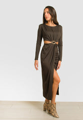 ΦΟΡΕΜΑ ΜΙΝΤΙ ΜΕ CUT OUT-ΚΑΦΕ