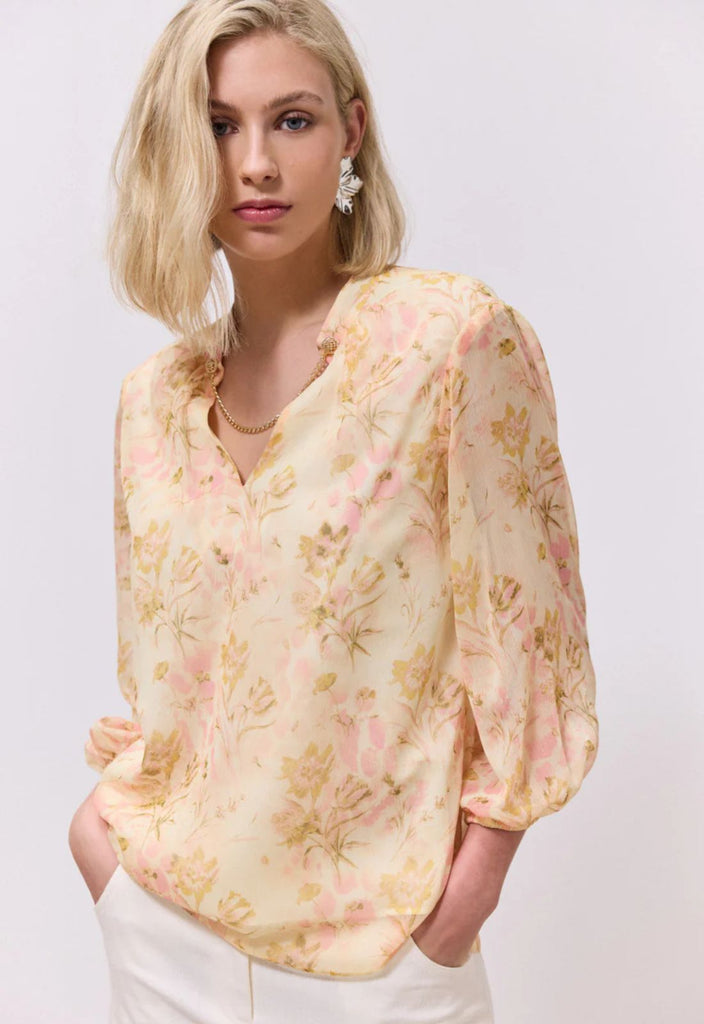 ΜΠΛΟΥΖΑ ΕΜΠΡΙΜΕ ΜΕ ΑΞΕΣΟΥΑΡ-PEACH