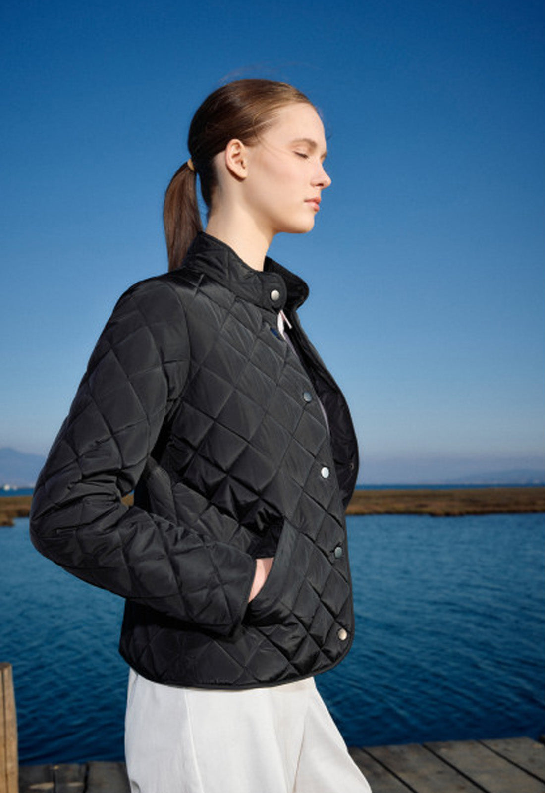 ΜΠΟΥΦΑΝ Biston ΕΠΟΧΗΣ ΜΕ ΕΠΕΝΔΥΣΗ-ΜΑΥΡΟ