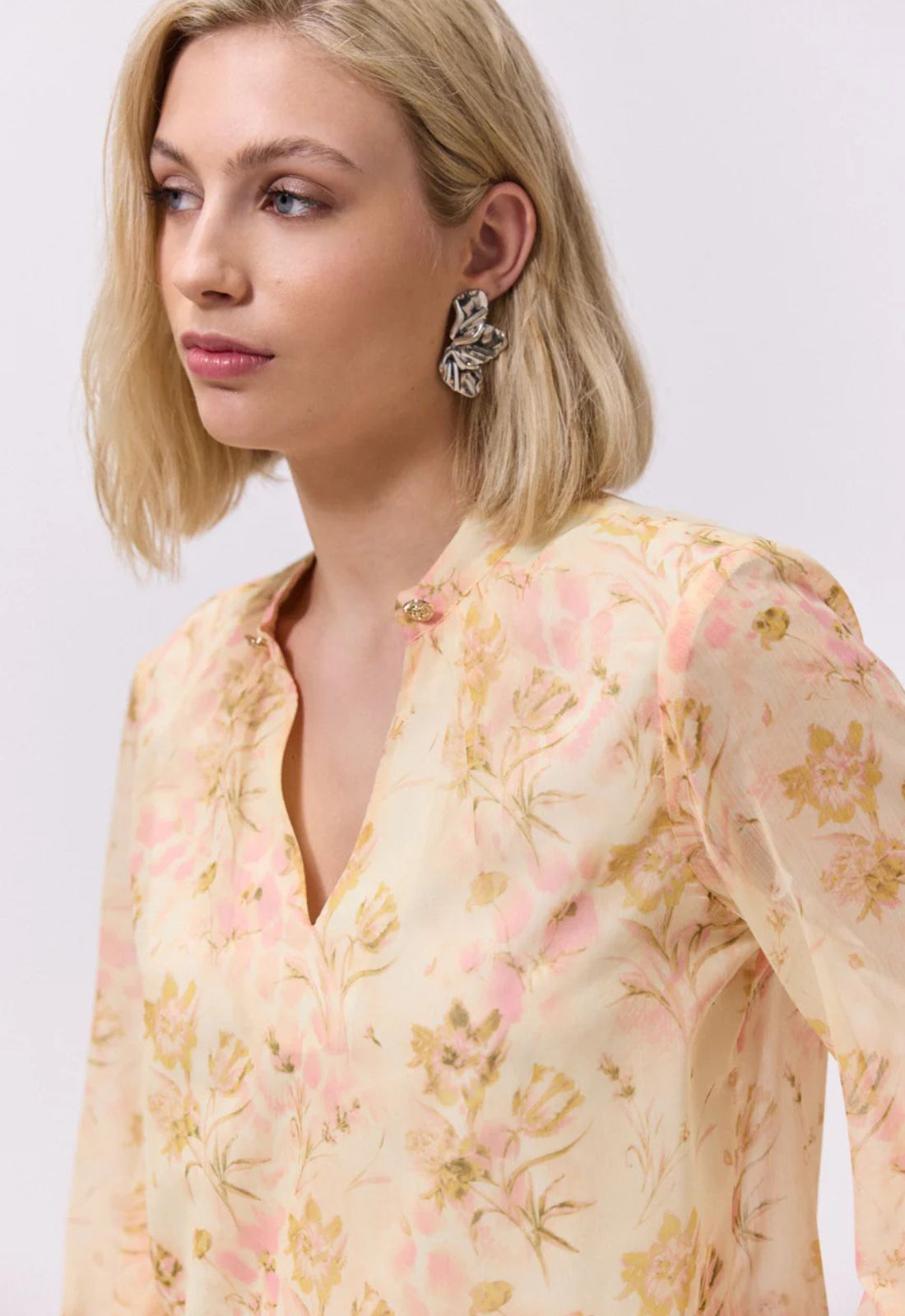 ΜΠΛΟΥΖΑ ΕΜΠΡΙΜΕ ΜΕ ΑΞΕΣΟΥΑΡ-PEACH