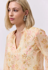 ΜΠΛΟΥΖΑ ΕΜΠΡΙΜΕ ΜΕ ΑΞΕΣΟΥΑΡ-PEACH