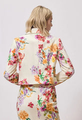 ΣΑΚΑΚΙ CROPPED FLORAL - ΒΑΝΙΛΙΑ