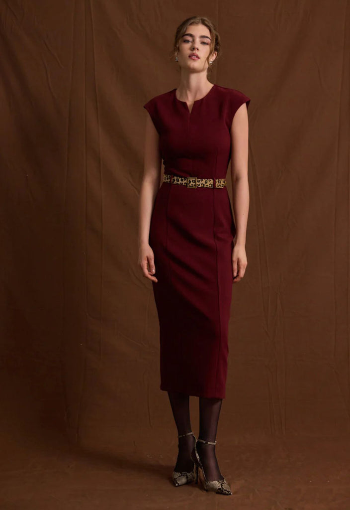 ΦΟΡΕΜΑ ΜΙΝΤΙ ΑΜΑΝΙΚΟ ΜΕ ΖΩΝΗ ANIMAL PRINT-ΜΠΟΡΝΤΟ